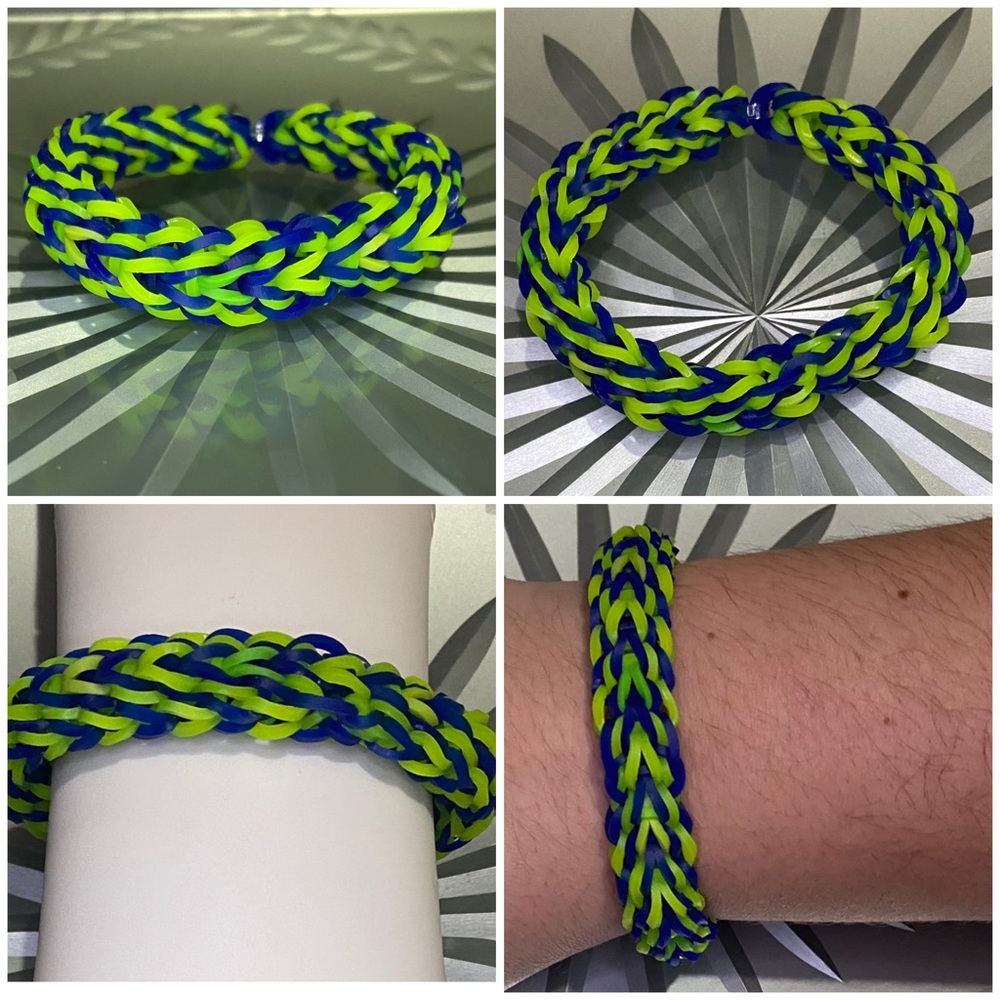 [💙🆓]   3/10$   🛍 Handmade Rainbow Loom bracelet 🌈💖